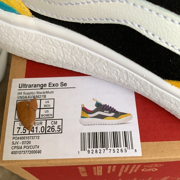 VANS ULTRARANGE EXO Se 66 SUPPLY BLACK/MULTI WMNS - Picture 14 of 16